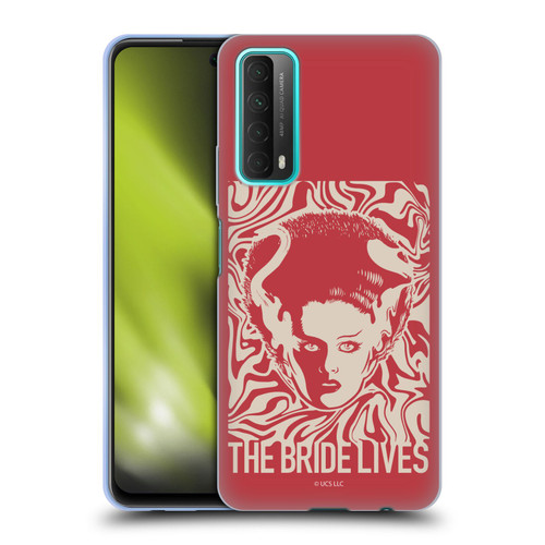 Universal Monsters The Bride Of Frankenstein The Bride Lives Soft Gel Case for Huawei P Smart (2021)