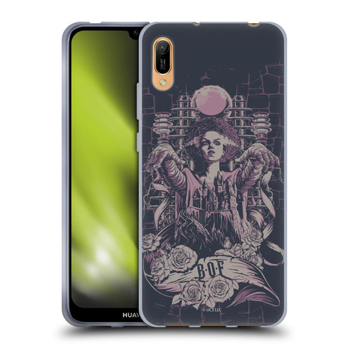 Universal Monsters The Bride Of Frankenstein B.O.F Soft Gel Case for Huawei Y6 Pro (2019)