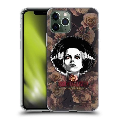 Universal Monsters The Bride Of Frankenstein World Of Gods And Monsters Soft Gel Case for Apple iPhone 11 Pro