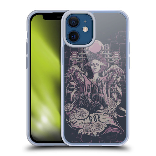 Universal Monsters The Bride Of Frankenstein B.O.F Soft Gel Case for Apple iPhone 12 Mini