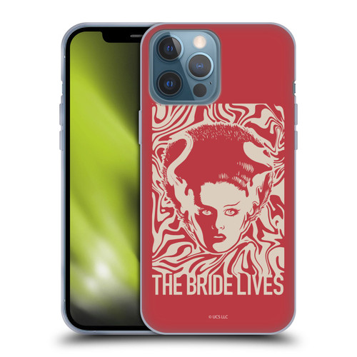 Universal Monsters The Bride Of Frankenstein The Bride Lives Soft Gel Case for Apple iPhone 13 Pro Max