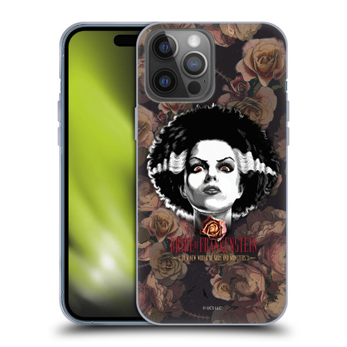 Universal Monsters The Bride Of Frankenstein World Of Gods And Monsters Soft Gel Case for Apple iPhone 14 Pro Max