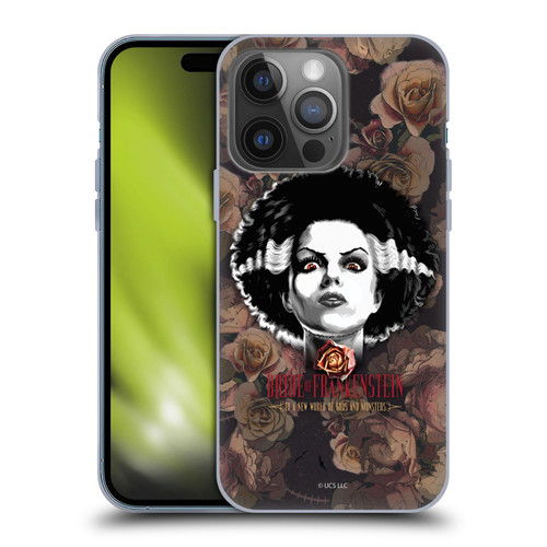 Universal Monsters The Bride Of Frankenstein World Of Gods And Monsters Soft Gel Case for Apple iPhone 14 Pro