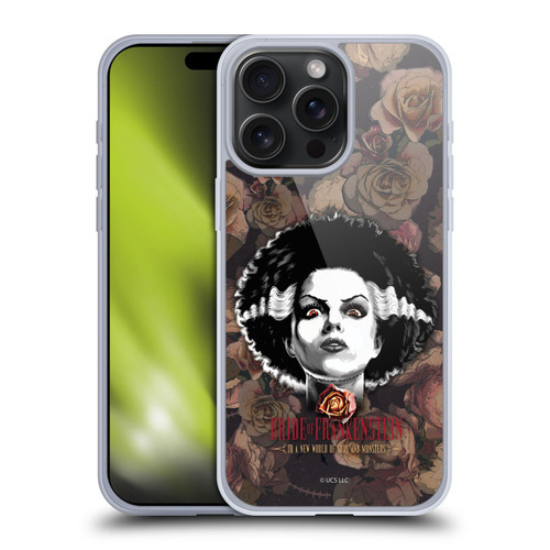 Universal Monsters The Bride Of Frankenstein World Of Gods And Monsters Soft Gel Case for Apple iPhone 15 Pro Max