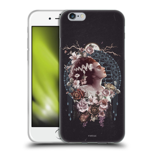 Universal Monsters The Bride Of Frankenstein Portrait Soft Gel Case for Apple iPhone 6 / iPhone 6s