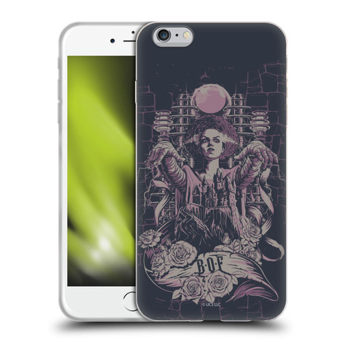Universal Monsters The Bride Of Frankenstein B.O.F Soft Gel Case for Apple iPhone 6 Plus / iPhone 6s Plus