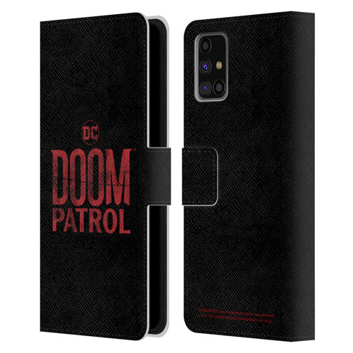 Doom Patrol Graphics Logo Leather Book Wallet Case Cover For Samsung Galaxy M31s (2020)