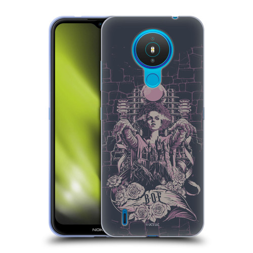 Universal Monsters The Bride Of Frankenstein B.O.F Soft Gel Case for Nokia 1.4