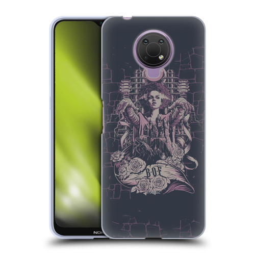 Universal Monsters The Bride Of Frankenstein B.O.F Soft Gel Case for Nokia G10