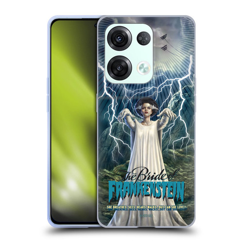 Universal Monsters The Bride Of Frankenstein But Can She Love? Soft Gel Case for OPPO Reno8 Pro