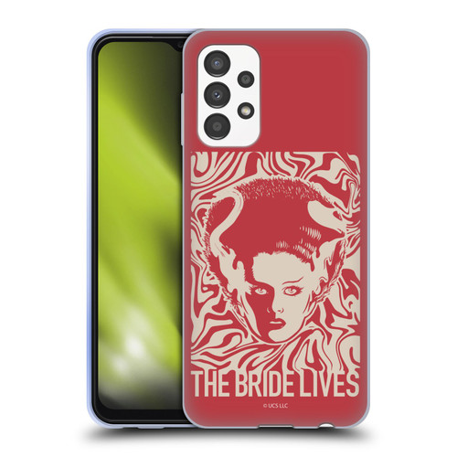 Universal Monsters The Bride Of Frankenstein The Bride Lives Soft Gel Case for Samsung Galaxy A13 (2022)