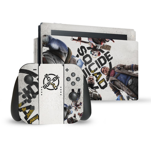 Suicide Squad: Kill The Justice League Key Art Poster Vinyl Sticker Skin Decal Cover for Nintendo Switch Bundle