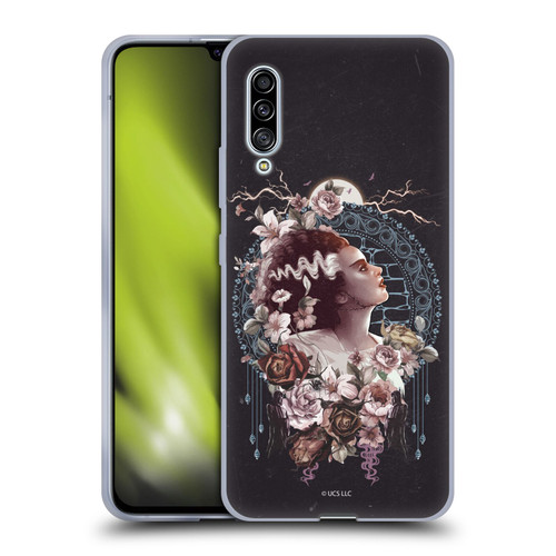 Universal Monsters The Bride Of Frankenstein Portrait Soft Gel Case for Samsung Galaxy A90 5G (2019)