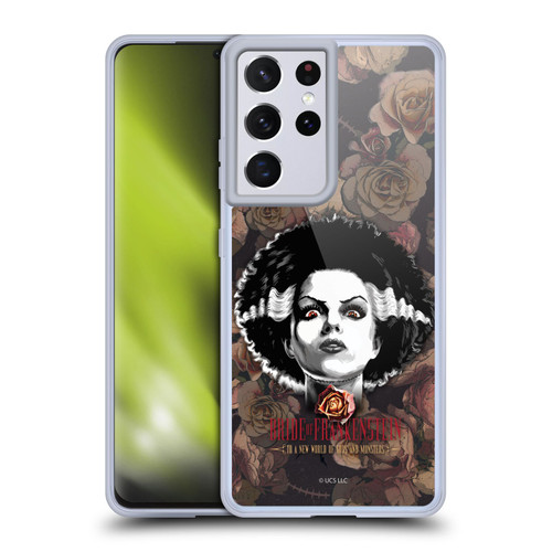 Universal Monsters The Bride Of Frankenstein World Of Gods And Monsters Soft Gel Case for Samsung Galaxy S21 Ultra 5G