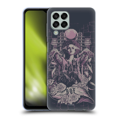 Universal Monsters The Bride Of Frankenstein B.O.F Soft Gel Case for Samsung Galaxy M33 (2022)