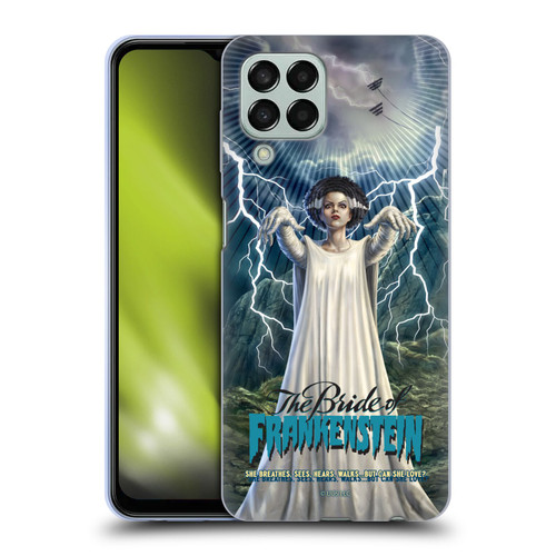 Universal Monsters The Bride Of Frankenstein But Can She Love? Soft Gel Case for Samsung Galaxy M33 (2022)