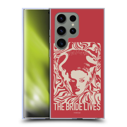 Universal Monsters The Bride Of Frankenstein The Bride Lives Soft Gel Case for Samsung Galaxy S24 Ultra 5G