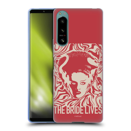 Universal Monsters The Bride Of Frankenstein The Bride Lives Soft Gel Case for Sony Xperia 5 IV