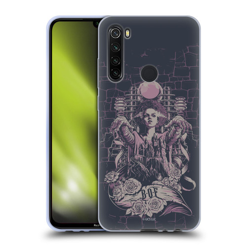 Universal Monsters The Bride Of Frankenstein B.O.F Soft Gel Case for Xiaomi Redmi Note 8T