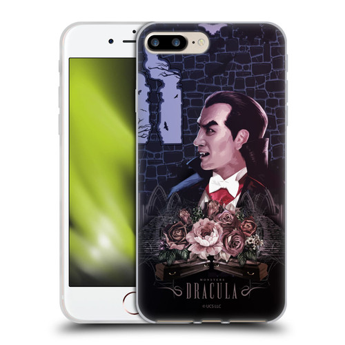 Universal Monsters Dracula Key Art Soft Gel Case for Apple iPhone 7 Plus / iPhone 8 Plus