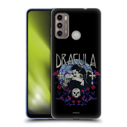Universal Monsters Dracula Bite Soft Gel Case for Motorola Moto G60 / Moto G40 Fusion