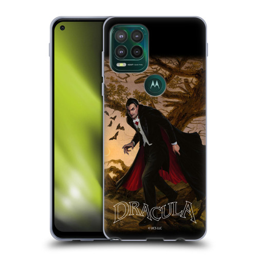Universal Monsters Dracula Portrait Soft Gel Case for Motorola Moto G Stylus 5G 2021