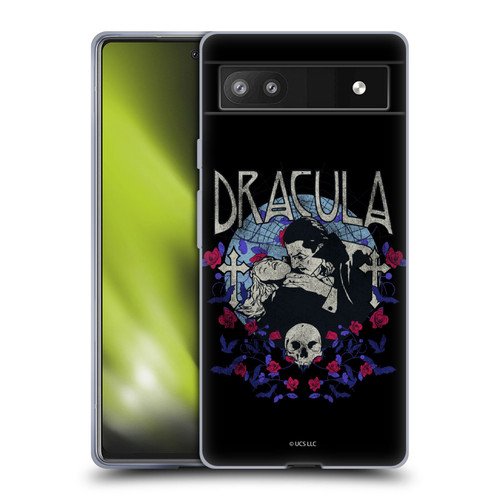 Universal Monsters Dracula Bite Soft Gel Case for Google Pixel 6a
