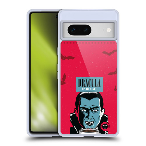 Universal Monsters Dracula Up All Night Soft Gel Case for Google Pixel 7