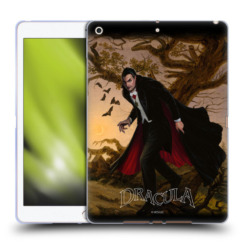 Universal Monsters Dracula Portrait Soft Gel Case for Apple iPad 10.2 2019/2020/2021