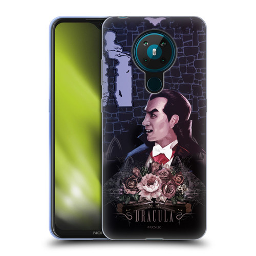Universal Monsters Dracula Key Art Soft Gel Case for Nokia 5.3