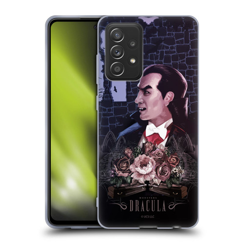 Universal Monsters Dracula Key Art Soft Gel Case for Samsung Galaxy A52 / A52s / 5G (2021)