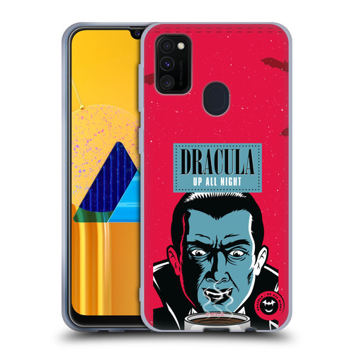Universal Monsters Dracula Up All Night Soft Gel Case for Samsung Galaxy M30s (2019)/M21 (2020)