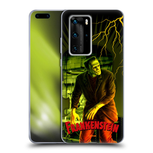 Universal Monsters Frankenstein Yellow Soft Gel Case for Huawei P40 Pro / P40 Pro Plus 5G