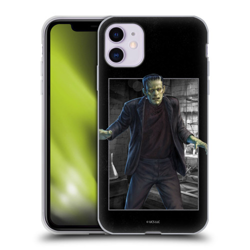 Universal Monsters Frankenstein Frame Soft Gel Case for Apple iPhone 11