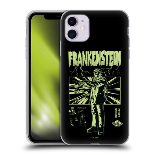 Universal Monsters Frankenstein Lightning Soft Gel Case for Apple iPhone 11