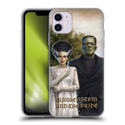 Universal Monsters Frankenstein Photo Soft Gel Case for Apple iPhone 11