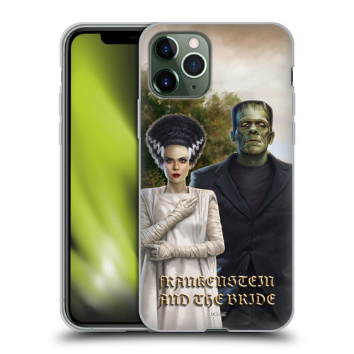 Universal Monsters Frankenstein Photo Soft Gel Case for Apple iPhone 11 Pro