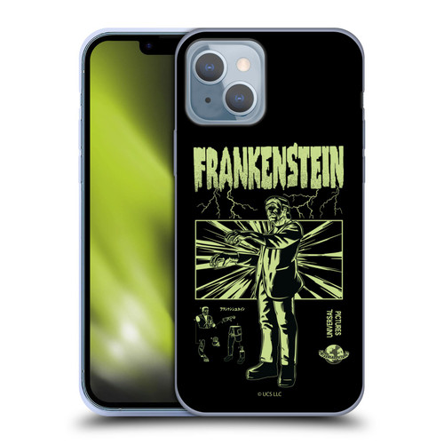 Universal Monsters Frankenstein Lightning Soft Gel Case for Apple iPhone 14