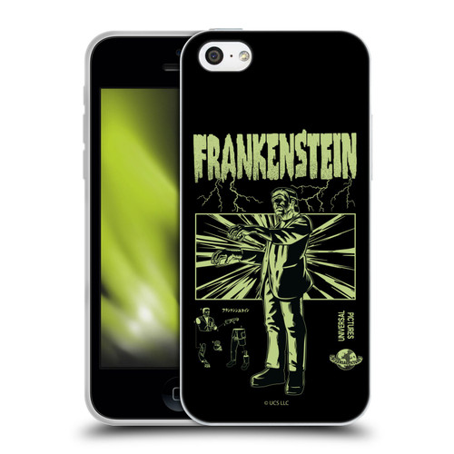 Universal Monsters Frankenstein Lightning Soft Gel Case for Apple iPhone 5c