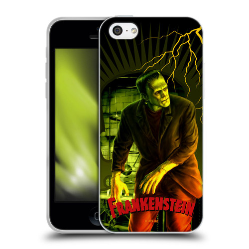 Universal Monsters Frankenstein Yellow Soft Gel Case for Apple iPhone 5c