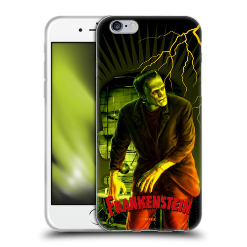 Universal Monsters Frankenstein Yellow Soft Gel Case for Apple iPhone 6 / iPhone 6s