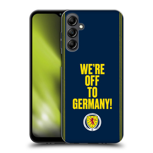 Scotland National Football Team Graphics We're Off To Germany Soft Gel Case for Samsung Galaxy M14 5G