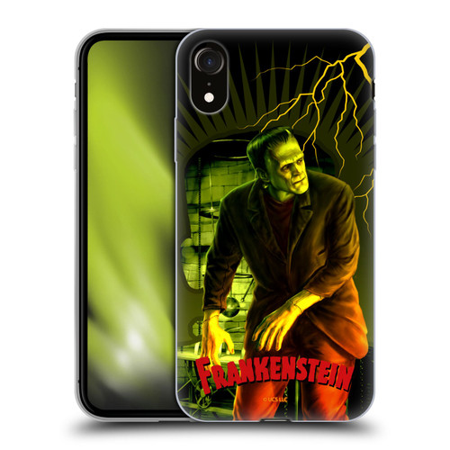 Universal Monsters Frankenstein Yellow Soft Gel Case for Apple iPhone XR