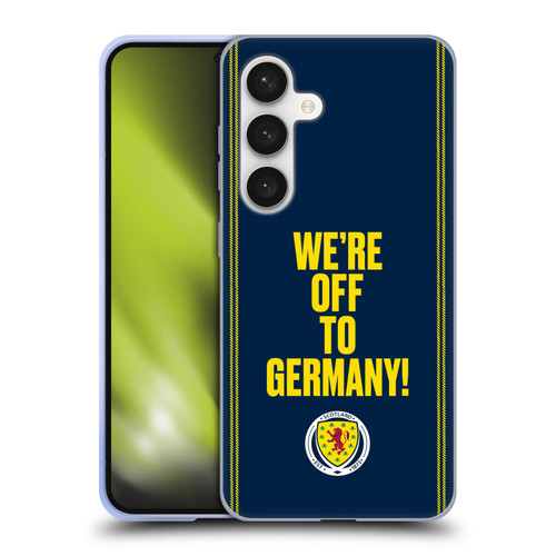 Scotland National Football Team Graphics We're Off To Germany Soft Gel Case for Samsung Galaxy S24 5G