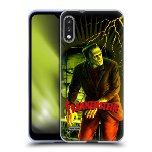 Universal Monsters Frankenstein Yellow Soft Gel Case for LG K22