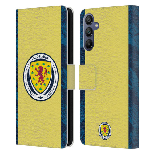 Scotland National Football Team Kits 2020 Home Goalkeeper Leather Book Wallet Case Cover For Samsung Galaxy A15