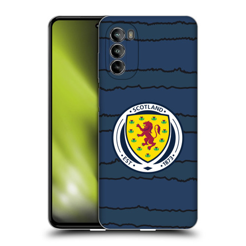 Scotland National Football Team Kits 2019-2021 Home Soft Gel Case for Motorola Moto G82 5G