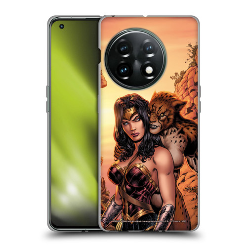 Wonder Woman DC Comics Comic Book Cover Rebirth #3 Cheetah Soft Gel Case for OnePlus 11 5G