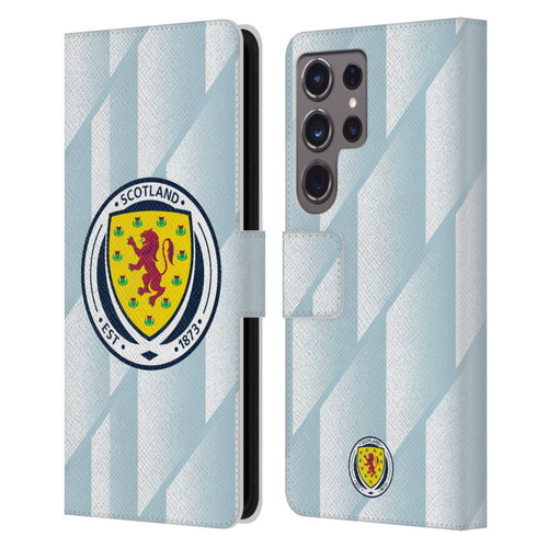 Scotland National Football Team Kits 2020-2021 Away Leather Book Wallet Case Cover For Samsung Galaxy S24 Ultra 5G