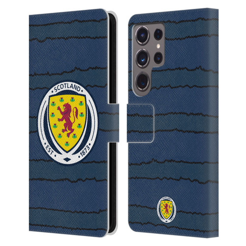 Scotland National Football Team Kits 2019-2021 Home Leather Book Wallet Case Cover For Samsung Galaxy S24 Ultra 5G